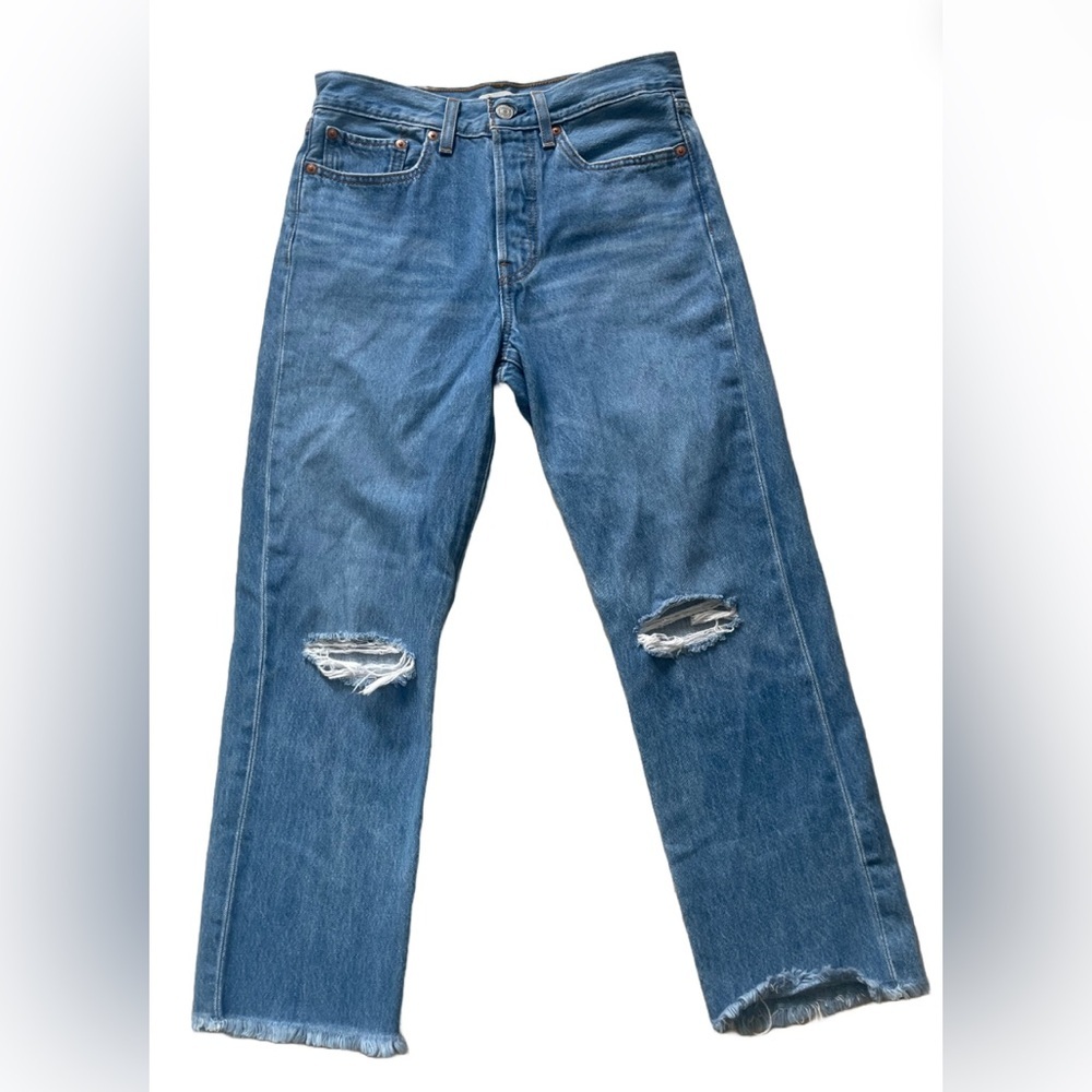 Levi's Blue Straight Leg Jeans